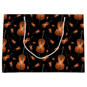 Grand Sac Cadeau Professeur de musique violoncelliste Orchestre à c
