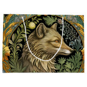 Grand Sac Cadeau Profil Wolf en style vintage (Dos)