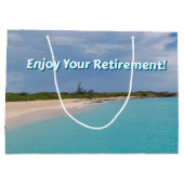 Grand Sac Cadeau Profitez de votre retraite (Dos)