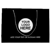 Grand Sac Cadeau Promotion commerciale | Logo Personnalisé Shopping (Dos)