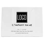 Grand Sac Cadeau Promotion commerciale | Votre logo (Devant)