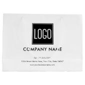 Grand Sac Cadeau Promotion commerciale | Votre logo (Dos)