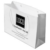 Grand Sac Cadeau Promotion commerciale | Votre logo (Dos Angle)