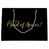 Grand Sac Cadeau Proposition d'honneur Proposition moderne (Devant)