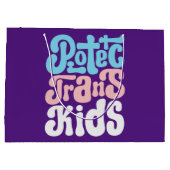 Grand Sac Cadeau Protéger les sacs-cadeaux Trans-Kids (Dos)