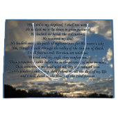 Grand Sac Cadeau Psaume 23 Beautiful (Devant)