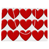 Grand Sac Cadeau Puffy Hearts (Dos)