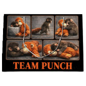 Grand Sac Cadeau Punch Bébé Singe (Devant)