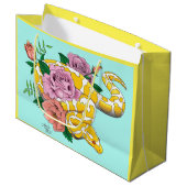 Grand Sac Cadeau Python albino (Devant Angle)