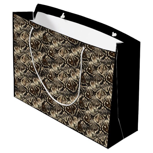 Grand Sac Cadeau Python Skin (Dos Angle)