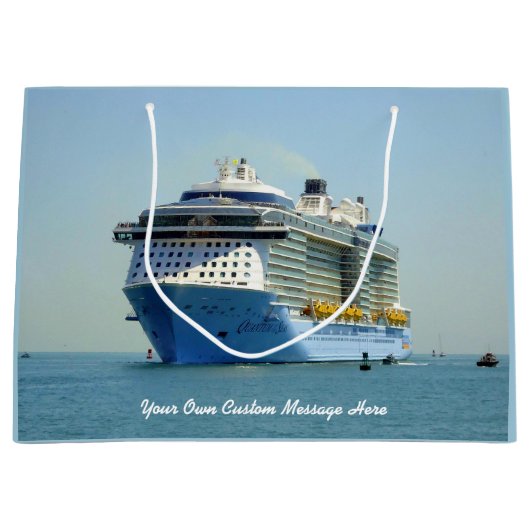 Grand Sac Cadeau Quantum vient d'appeler personnalisé (Devant)