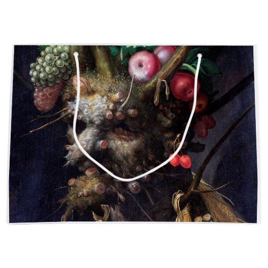 Grand Sac Cadeau Quatre saisons en une tête, Arcimboldo (Devant)