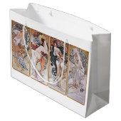 Grand Sac Cadeau Quatre Saisons, Mucha (Dos Angle)