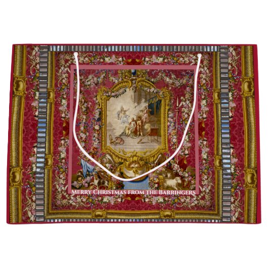 Grand Sac Cadeau Quichotte baroque (Devant)