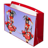 Grand Sac Cadeau Quirky Jester & Puppet King (Dos Angle)