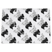 Grand Sac Cadeau Rabbit Silhouette main (Devant)