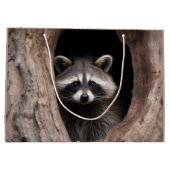 Grand Sac Cadeau Racon dans la grotte des arbres (Dos)