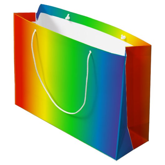 Grand Sac Cadeau Rainbows ! Montre Ton Amour ! (Dos Angle)