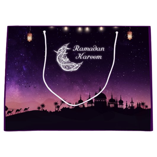 Grand Sac Cadeau Ramadan Kareem (Devant)