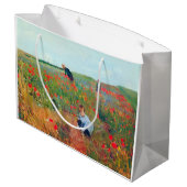 Grand Sac Cadeau Ramasser les fleurs dans un champ, Mary Cassatt (Dos Angle)