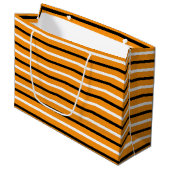 Grand Sac Cadeau Rayure Halloween 3 (Devant Angle)