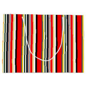 Grand Sac Cadeau Rayures (Dos)