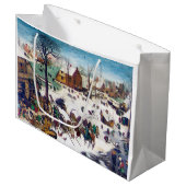 Grand Sac Cadeau Recensement à Bethléem, Pieter Bruegel (Devant Angle)