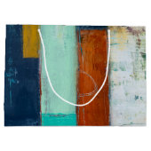 Grand Sac Cadeau Rectangles Abstraites (Dos)