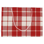 Grand Sac Cadeau Red Candy Cane (Dos)