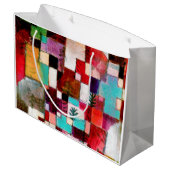 Grand Sac Cadeau Red Green and Violet, Paul Klee (Dos Angle)