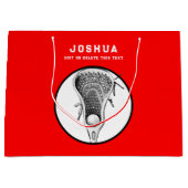 Grand sac cadeau Red Lacrosse (Devant)