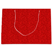 Grand Sac Cadeau Red Paisley (Devant)