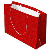 Grand Sac Cadeau Red Paisley (Dos Angle)