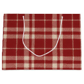 Grand Sac Cadeau Red Plaid (Devant)