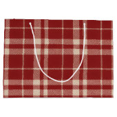 Grand Sac Cadeau Red Plaid (Dos)
