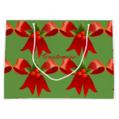 Grand Sac Cadeau Red Ribbon Bow Holly Thunder_Cove (Devant)