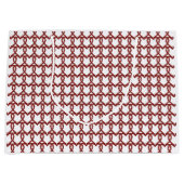 Grand Sac Cadeau Red Ruby Gemstone Heart (Devant)