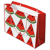 Grand Sac Cadeau Red Watermelon Slices  (Dos Angle)
