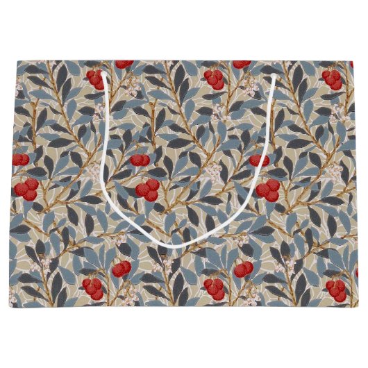 Grand Sac Cadeau Redberry Tree, William Morris (Devant)