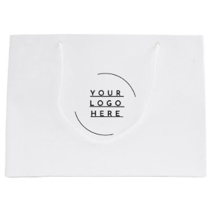 Grand Sac Cadeau Remplacez votre logo