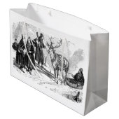 Grand Sac Cadeau Renne (Dos Angle)