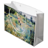Grand Sac Cadeau Renoir - Chemin menant à travers l'herbe haute (Dos Angle)
