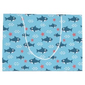 Grand Sac Cadeau Requin (Dos)