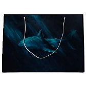 Grand Sac Cadeau Requin Original  (Devant)