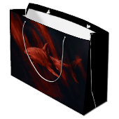 Grand Sac Cadeau Requin Rouge (Dos Angle)