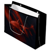 Grand Sac Cadeau Requin Rouge (Devant Angle)