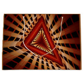 Grand Sac Cadeau Réseau d'Imaginaires 3D Conception graphique fract (Devant)