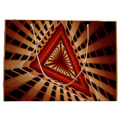 Grand Sac Cadeau Réseau d'Imaginaires 3D Conception graphique fract (Dos)