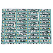 Grand Sac Cadeau Restez Positif (Devant)