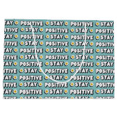 Grand Sac Cadeau Restez Positif (Dos)